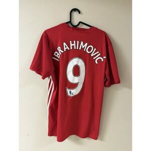 IBRAHIMOVIC MEN FC MANCHESTER UNITED 2016/2017 IBRA FOOTBALL SOCCER SHIRT SIZE M